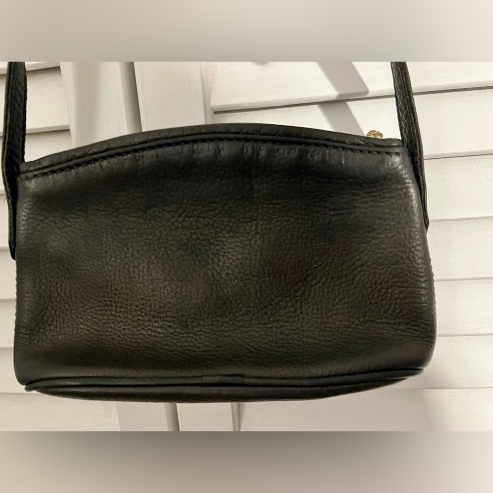 Vintage J5B 4918 Coach Sonoma Flap black pebble leather - Picture 8 of 9